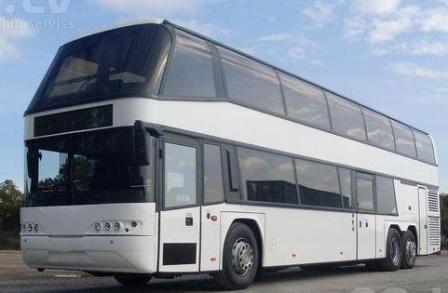 Divstāvu autobusa noma 67 69 70 72 75 sēdvietas